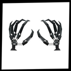 Gants mains de squelette