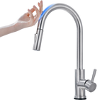 Robinet de cuisine flexible avec capteur