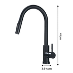 Robinet de cuisine flexible avec capteur