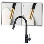 Robinet de cuisine flexible avec capteur