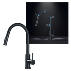 Robinet de cuisine flexible avec capteur