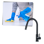 Robinet de cuisine flexible avec capteur