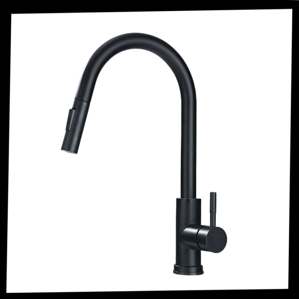 Robinet de cuisine flexible avec capteur