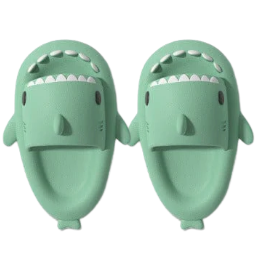 Chaussons de plage en forme de requin