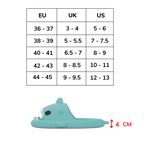 Chaussons de plage en forme de requin