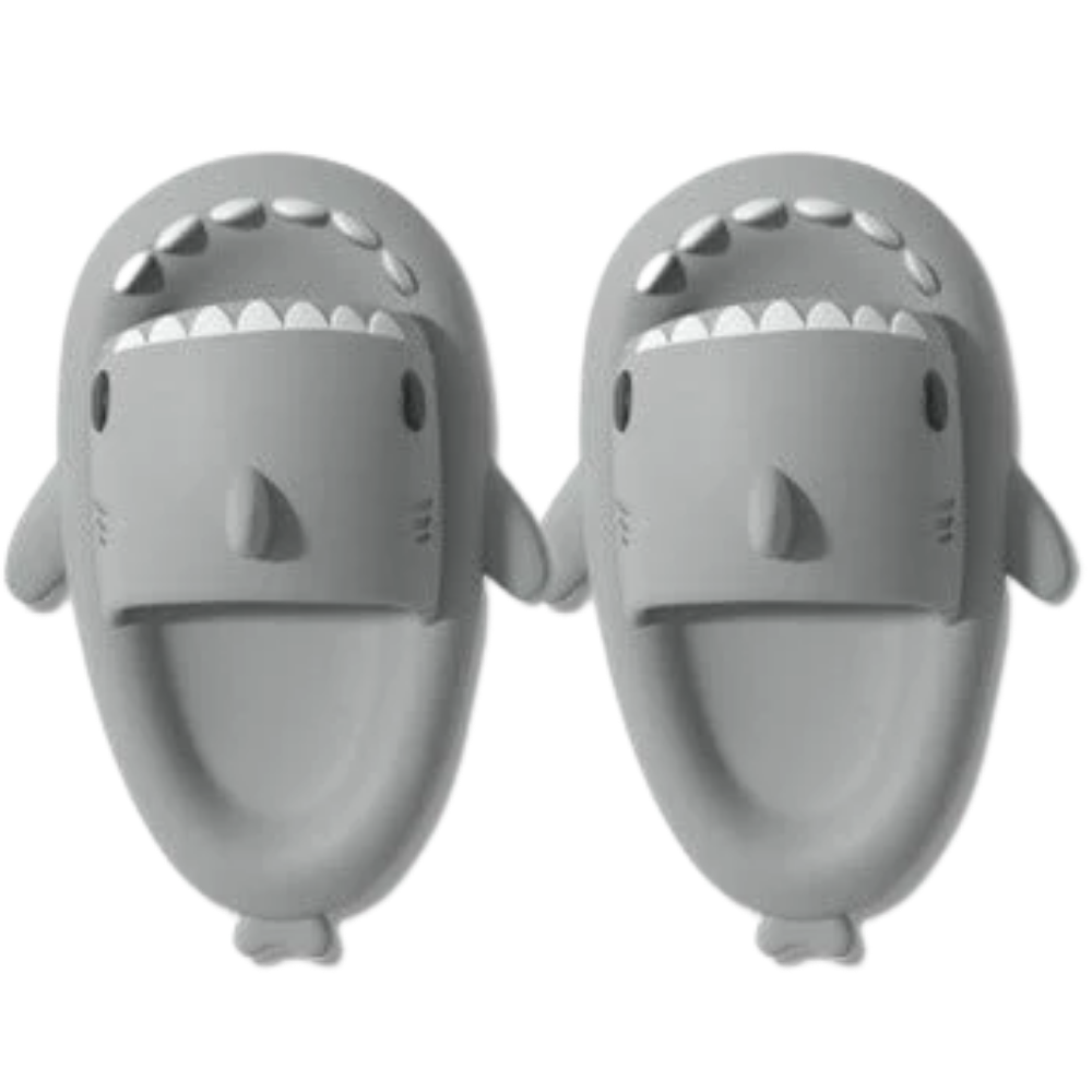 Chaussons de plage en forme de requin