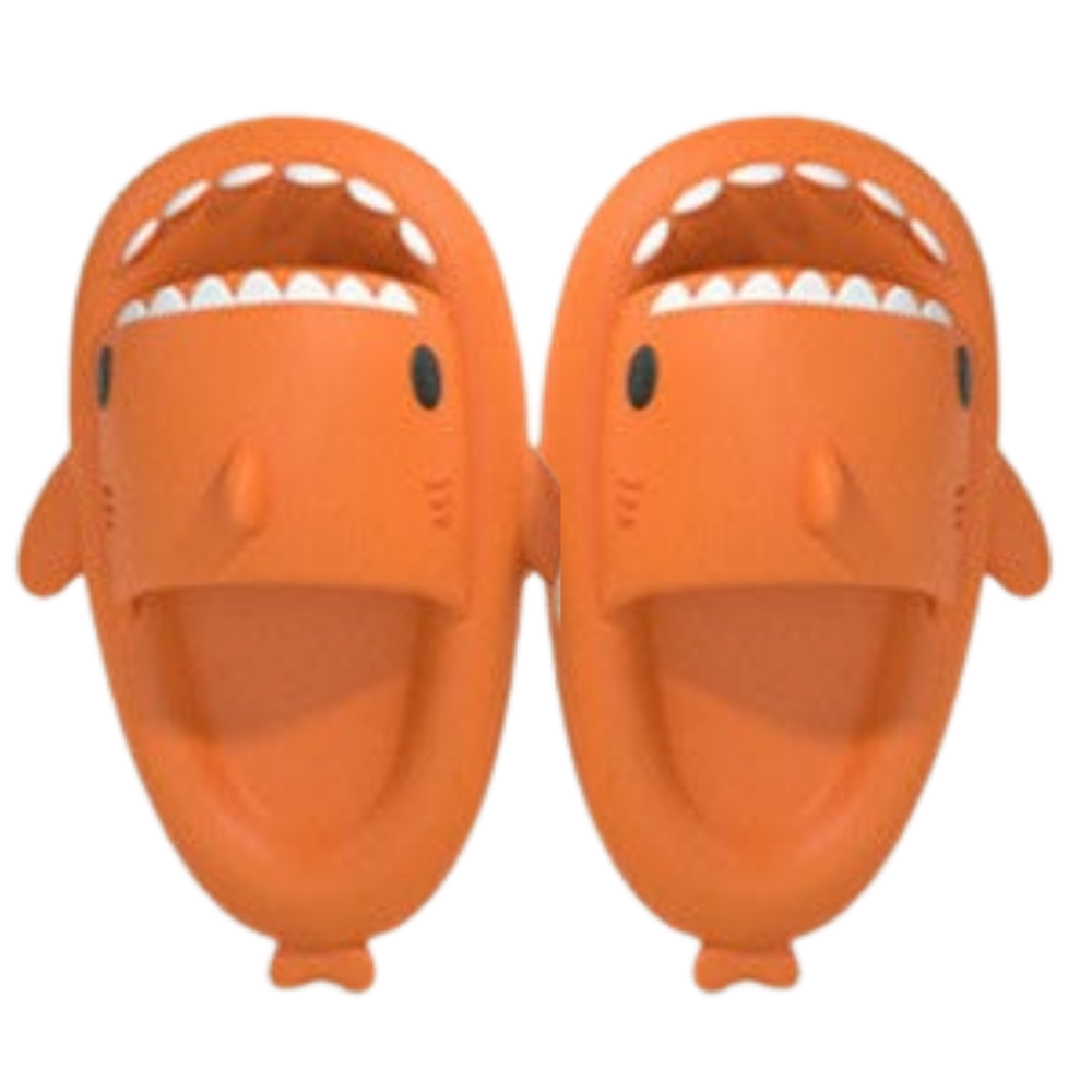 Chaussons de plage en forme de requin
