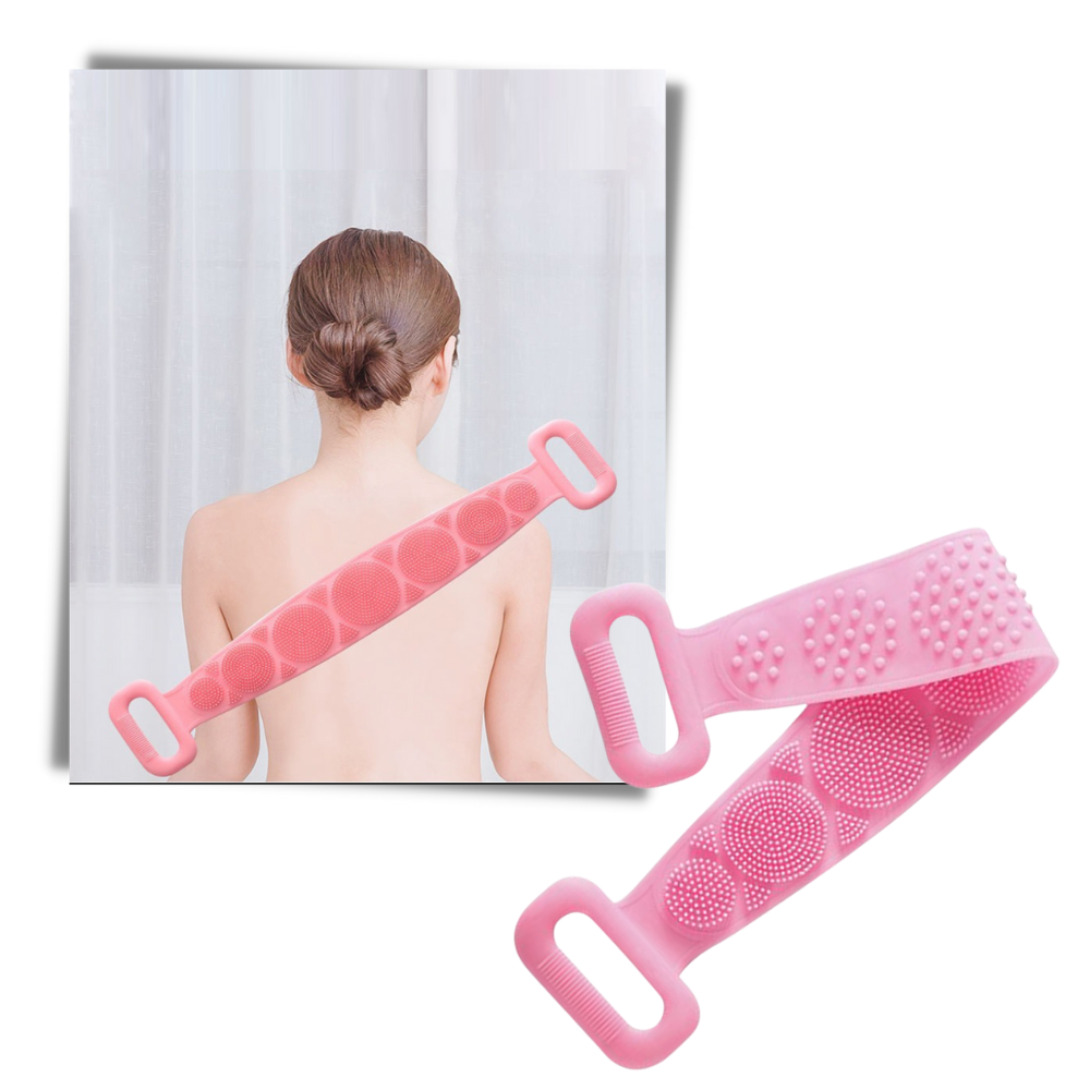 Exfoliant en silicone extensible pour le corps