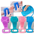 Exfoliant en silicone extensible pour le corps
