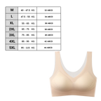 Soutien-gorge ultra-fin sans couture en soie glacée