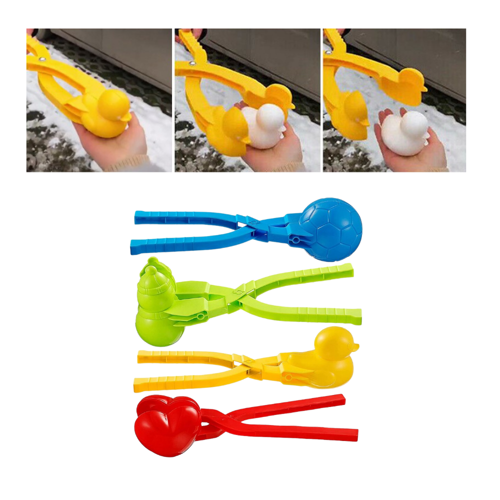 Lot de 4 kits de fabrication de boules de neige