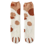 Chaussettes d'hiver en pattes de chat