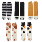 Chaussettes d'hiver en pattes de chat