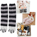 Chaussettes d'hiver en pattes de chat