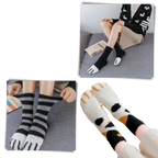 Chaussettes d'hiver en pattes de chat