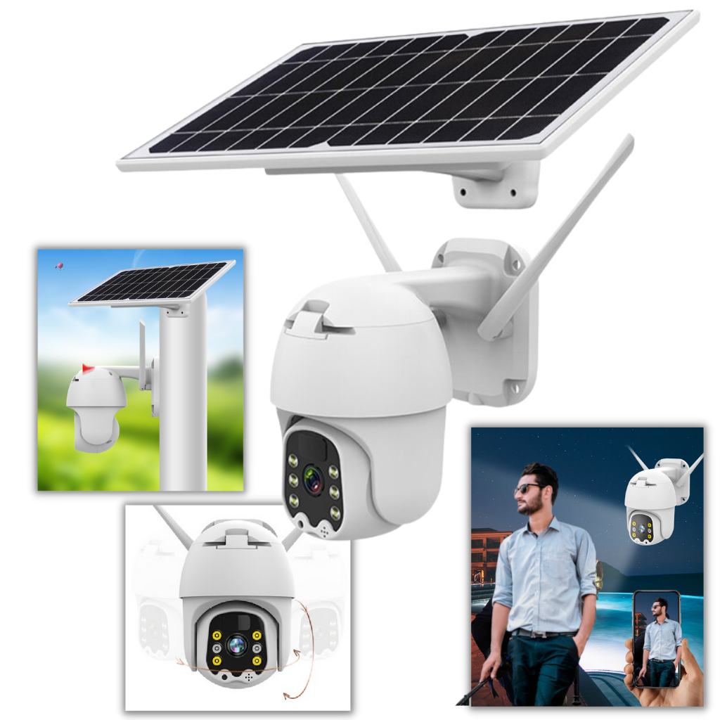 Caméra extérieure à énergie solaire
