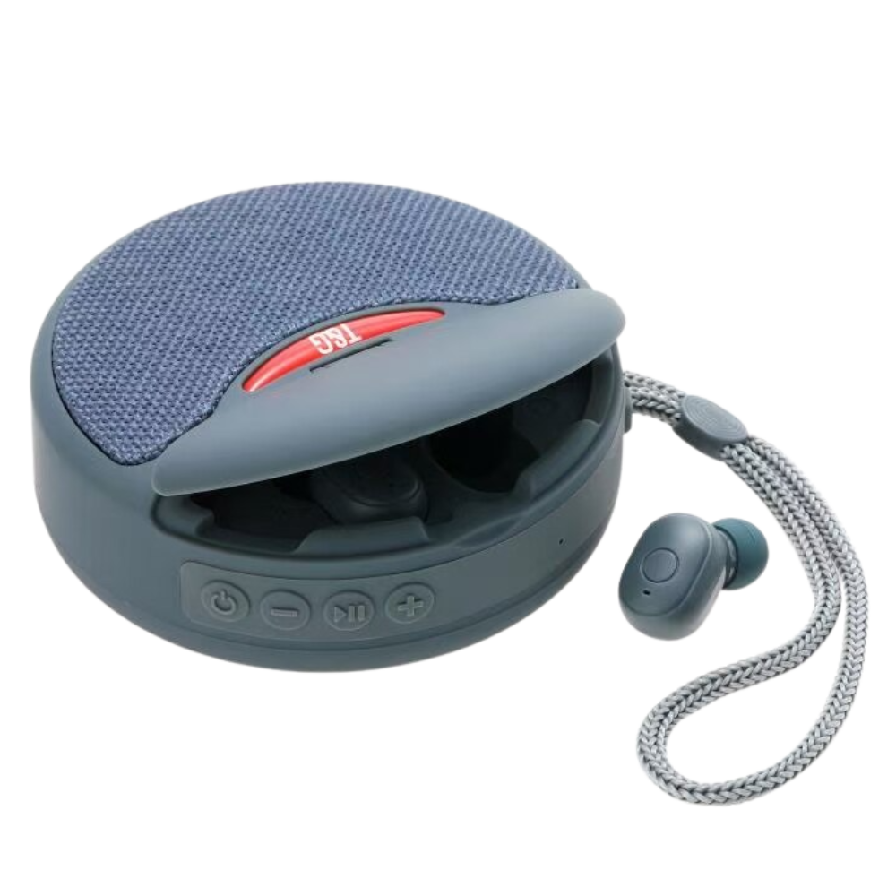 Haut-parleur bluetooth sans fil avec oreillettes