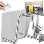 Lot de 2 porte-éponge en acier inoxydable