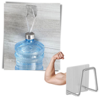 Lot de 2 porte-éponge en acier inoxydable
