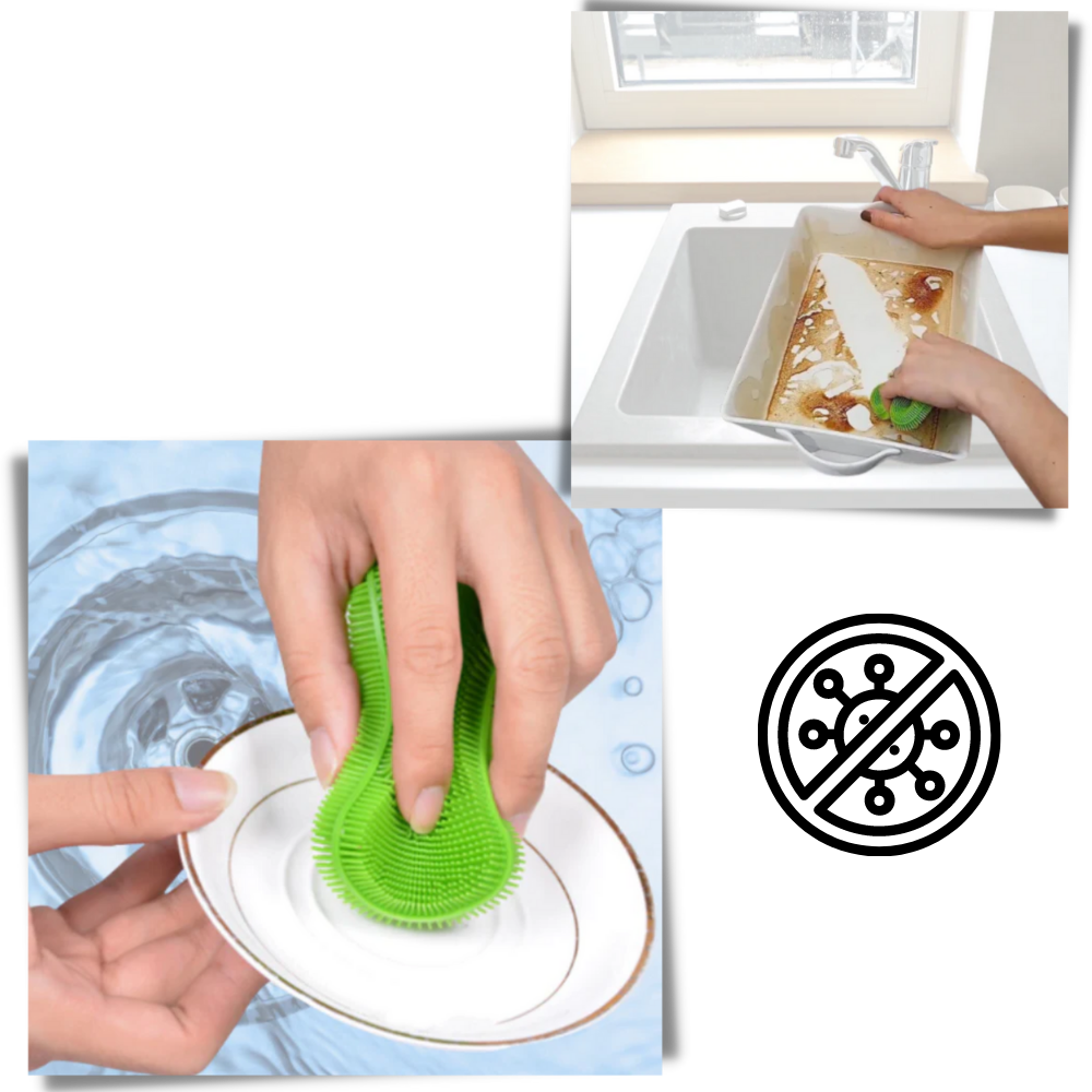 Éponge de cuisine en silicone
