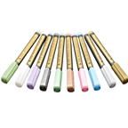 Lot de 10 marqueurs de couleurs métalliques