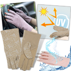 Gants élégants en coton anti-UV