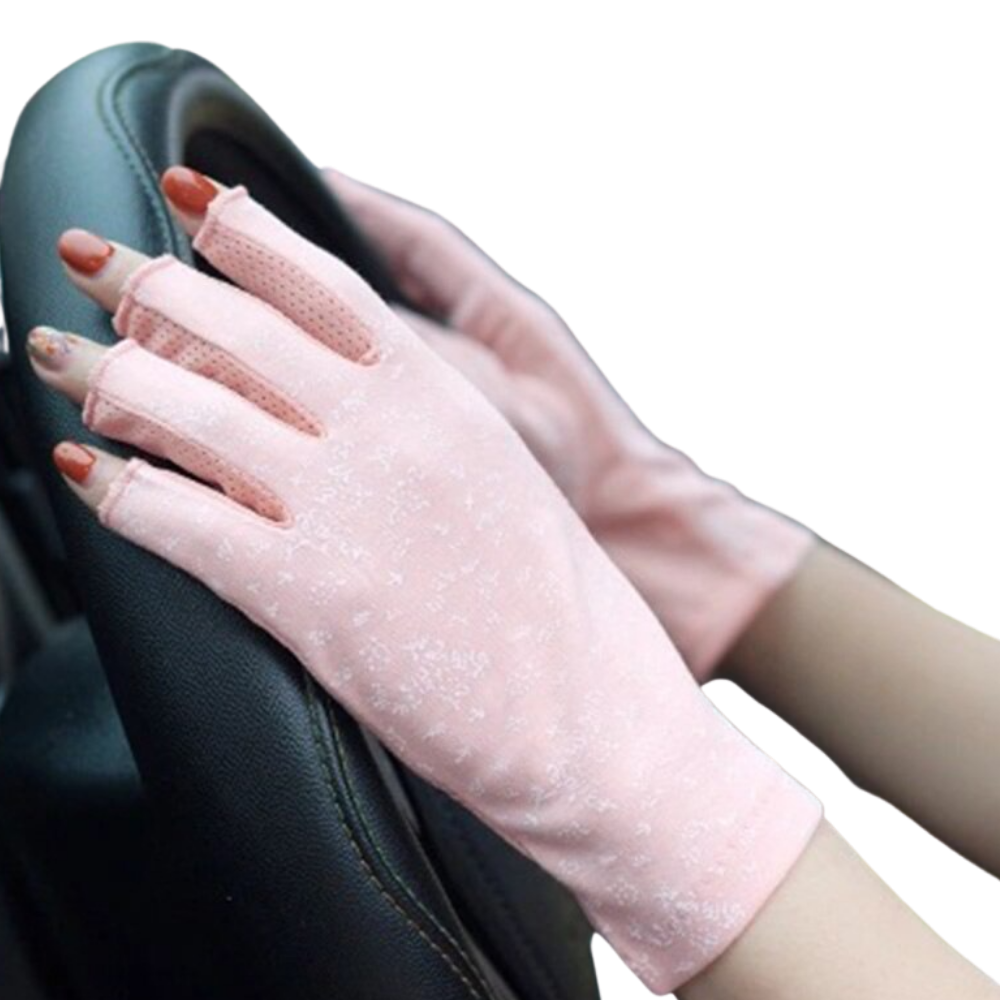 Gants élégants en coton anti-UV