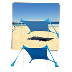 Tente d'ombrage légère pour la plage