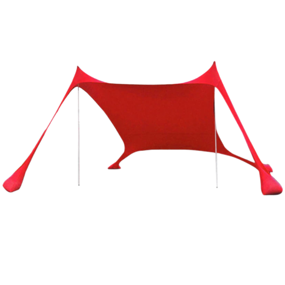 Tente d'ombrage légère pour la plage