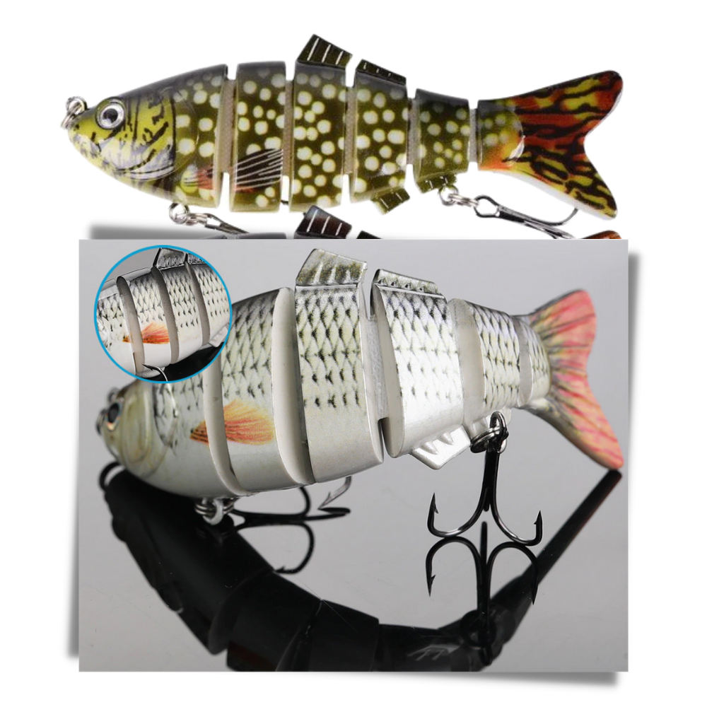Lot de leurres de pêche artificiels Wobbler