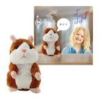 Hamster parlant en peluche