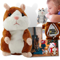 Hamster parlant en peluche