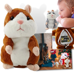 Hamster parlant en peluche