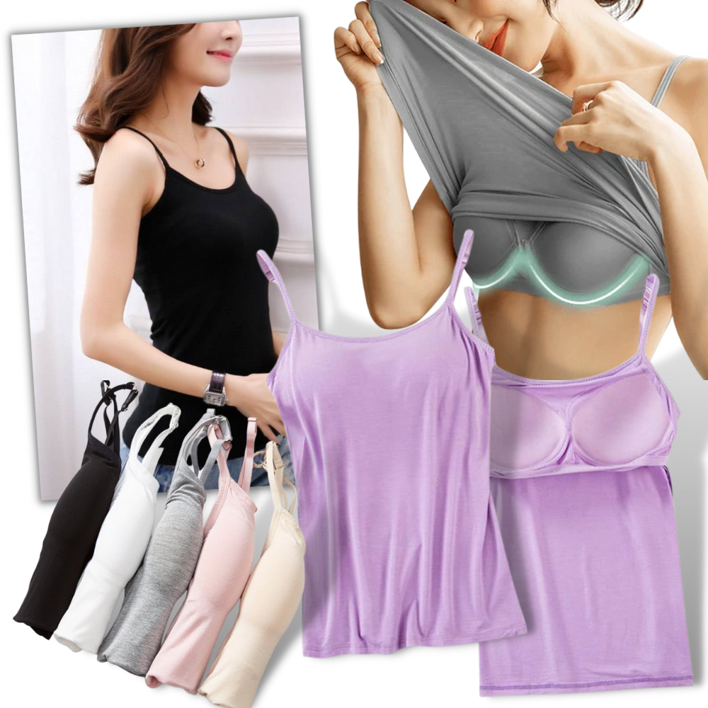 Camisole avec soutien-gorge intégré