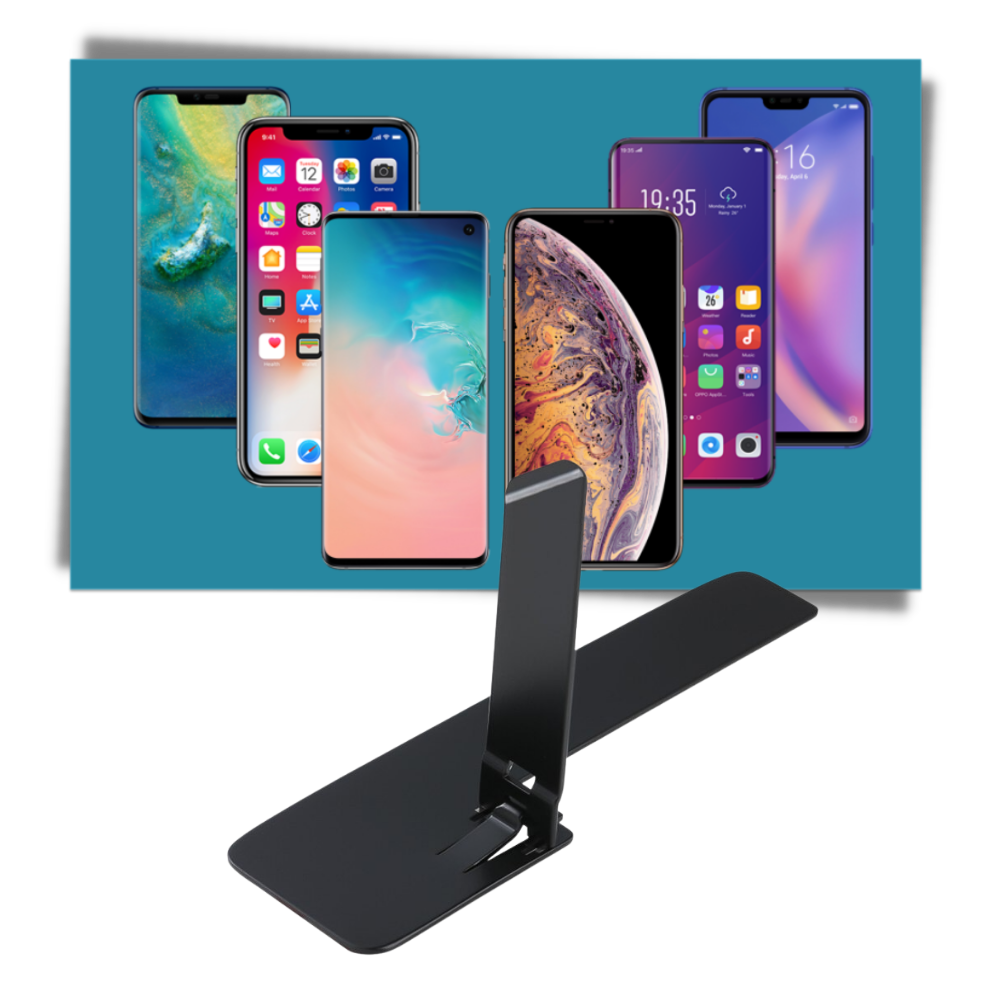 Support de téléphone en métal ultra-mince