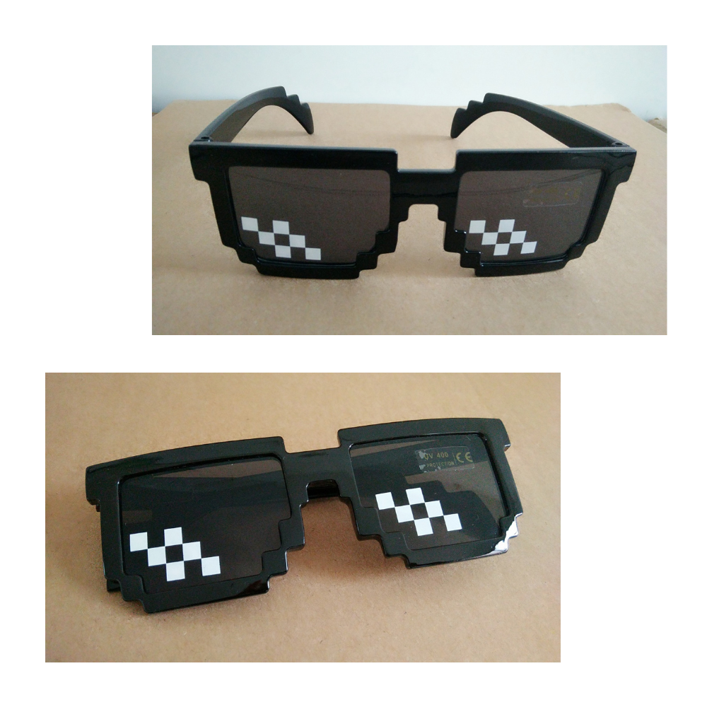 Lunettes de soleil pixel mode