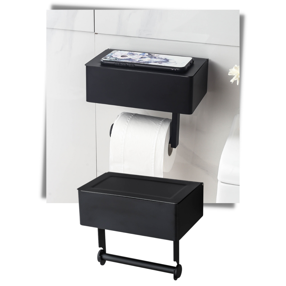 Porte-papier hygiénique et boîte à mouchoirs