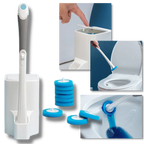 Ensemble de brosses de toilettes jetables