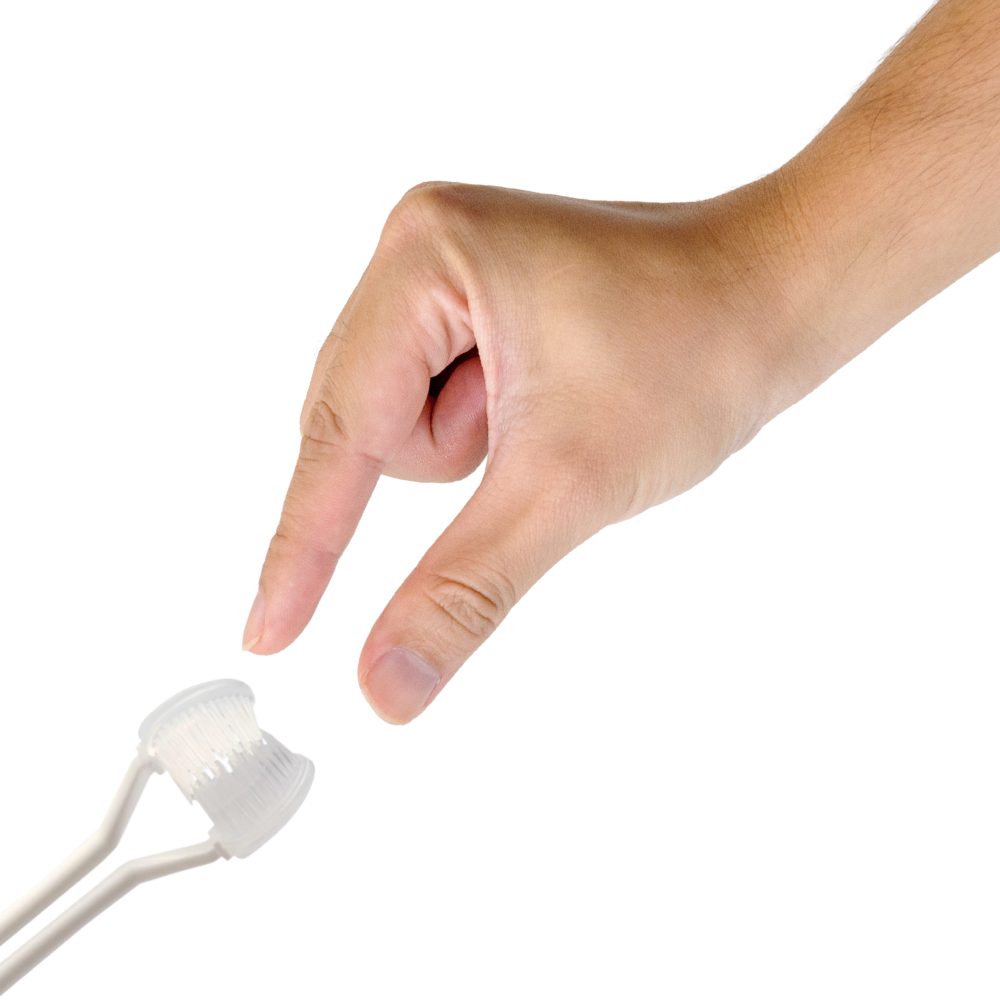 Brosse à dents à trois faces pour adultes et enfants