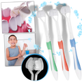 Brosse à dents à trois faces pour adultes et enfants