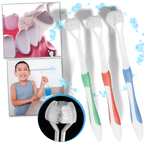Brosse à dents à trois faces pour adultes et enfants