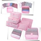Lot de 6 petits sacs de voyage pour valise