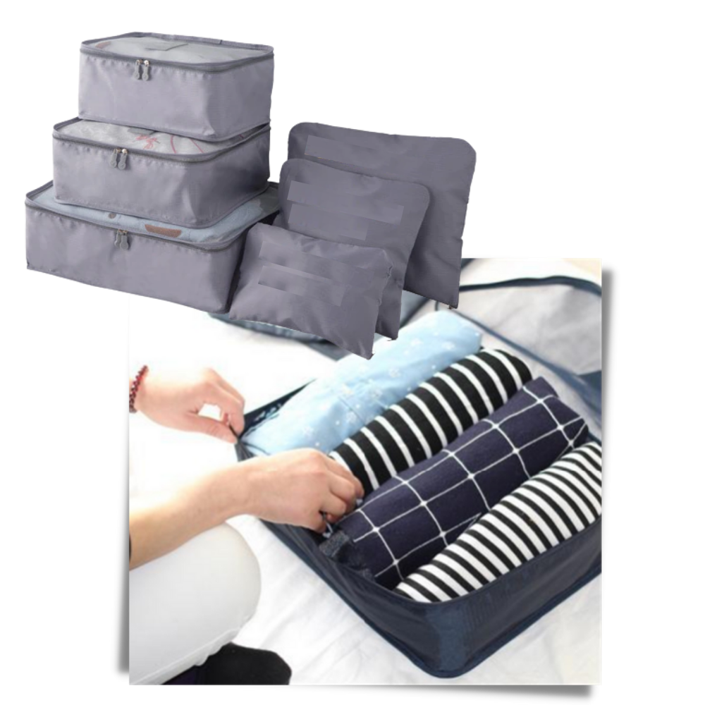 Lot de 6 petits sacs de voyage pour valise
