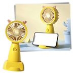 Mini ventilateur USB avec support pour téléphone