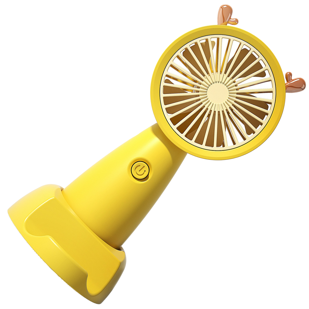 Mini ventilateur USB avec support pour téléphone