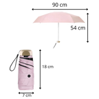 Parapluie de poche avec protection UV