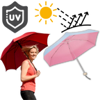 Parapluie de poche avec protection UV