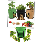 Pochette en tissu pour jardinière de légumes