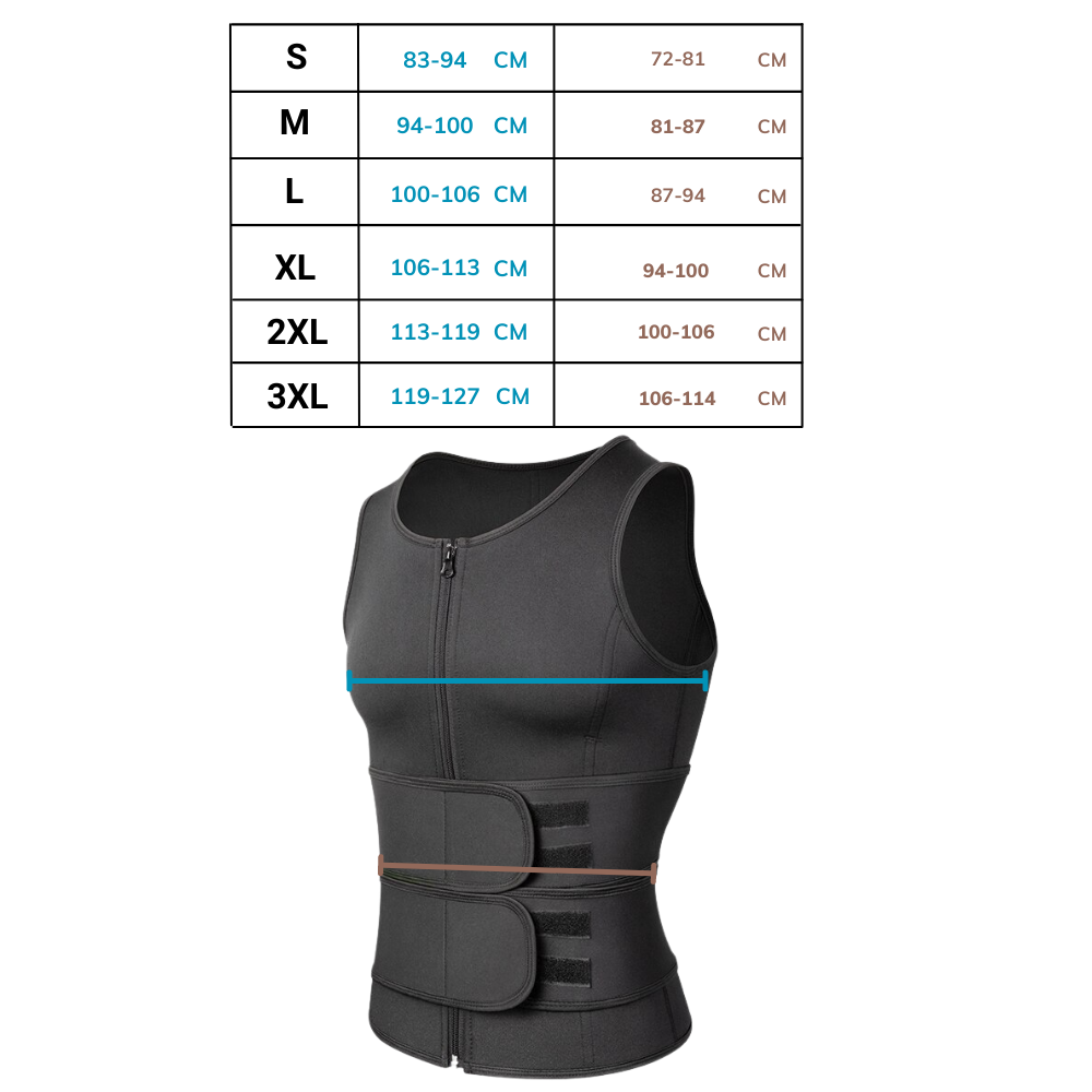 Ceinture de sauna pour hommes