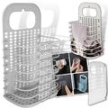 Panier à linge mural pliable en plastique